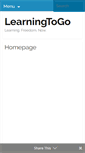 Mobile Screenshot of learningtogo.info